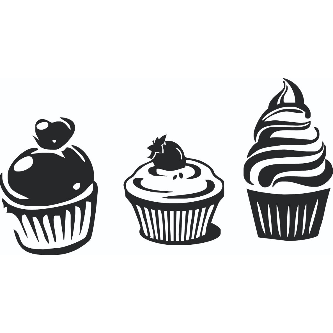 Sticker decorativ de perete cheesecake 90 x 50 cm