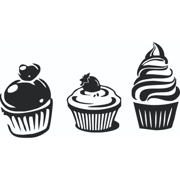 Sticker decorativ de perete cheesecake 90 x 50 cm Sticker decorativ de perete cheesecake 90 x 50 cm