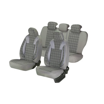 Set huse scaun luxury gri, 9 bucati Set huse scaun luxury gri, 9 bucati