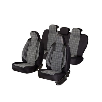 Set huse scaun luxury negru, 9 bucati Set huse scaun luxury negru, 9 bucati