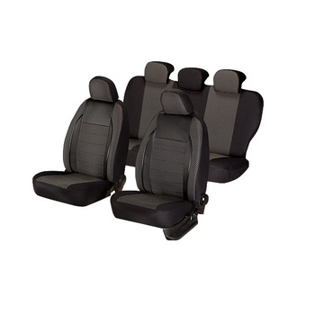 Set huse scaun elegance negru, 9 bucati Set huse scaun elegance negru, 9 bucati