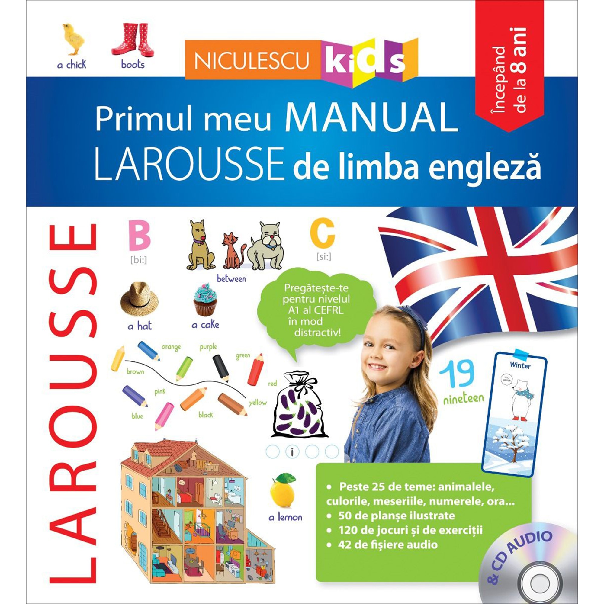 Electronic cake feasible Primul meu manual Larousse de limba engleza & CD audio - eMAG.ro