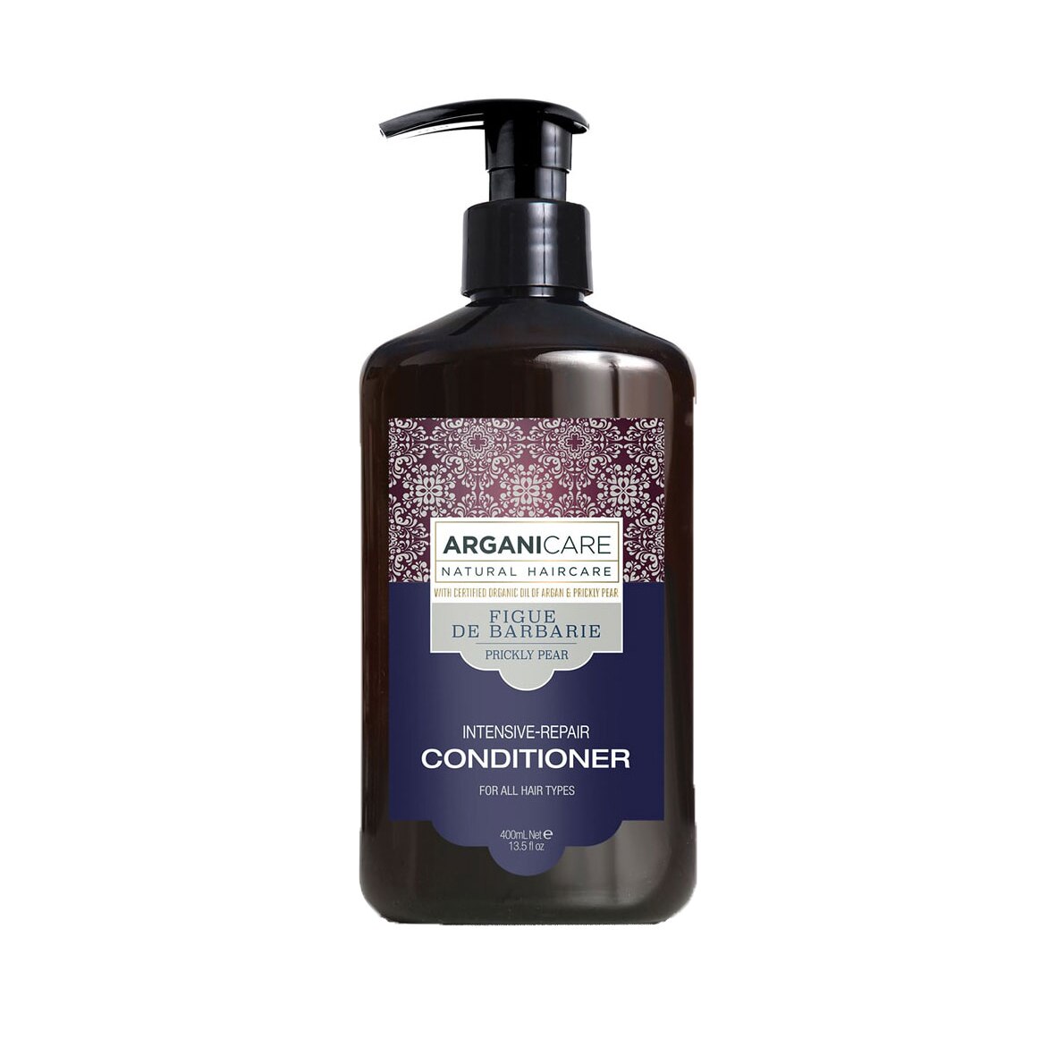Balsam reparator intensiv Arganicare cu ulei de fruct de cactus pentru toate tipurile de par, 400 ml