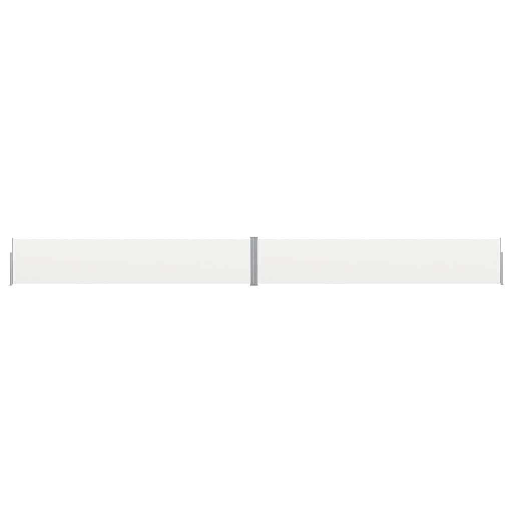 Copertina laterala pentru exterior, vidaXL, Tesatura, 1200 x 140 cm, Crem