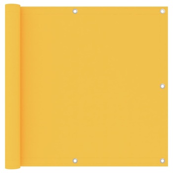 Paravan de balcon, galben, 90 x 300 cm, tesatura oxford Paravan de balcon, galben, 90 x 300 cm, tesatura oxford