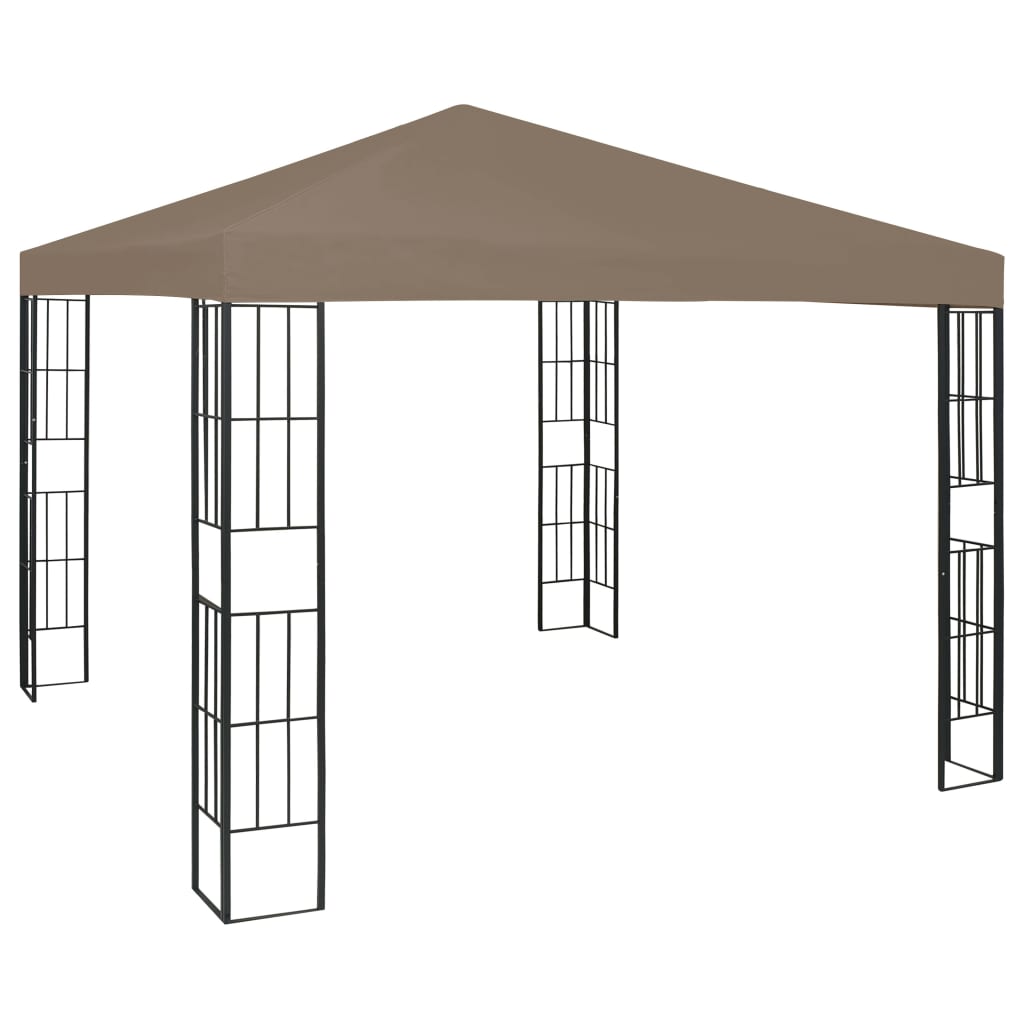 Pavilion vidaXL, Tesatura, 300 x 300 cm, Taupe
