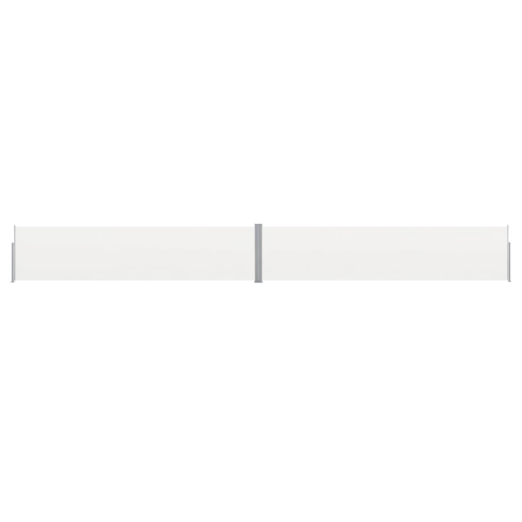 Copertina laterala pentru exterior, vidaXL, Tesatura, 1200 x 170 cm, Crem