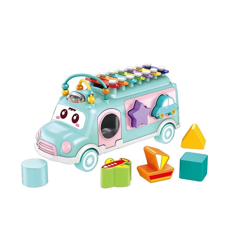 Jucarie muzicala autobuzul vesel cu xilofon