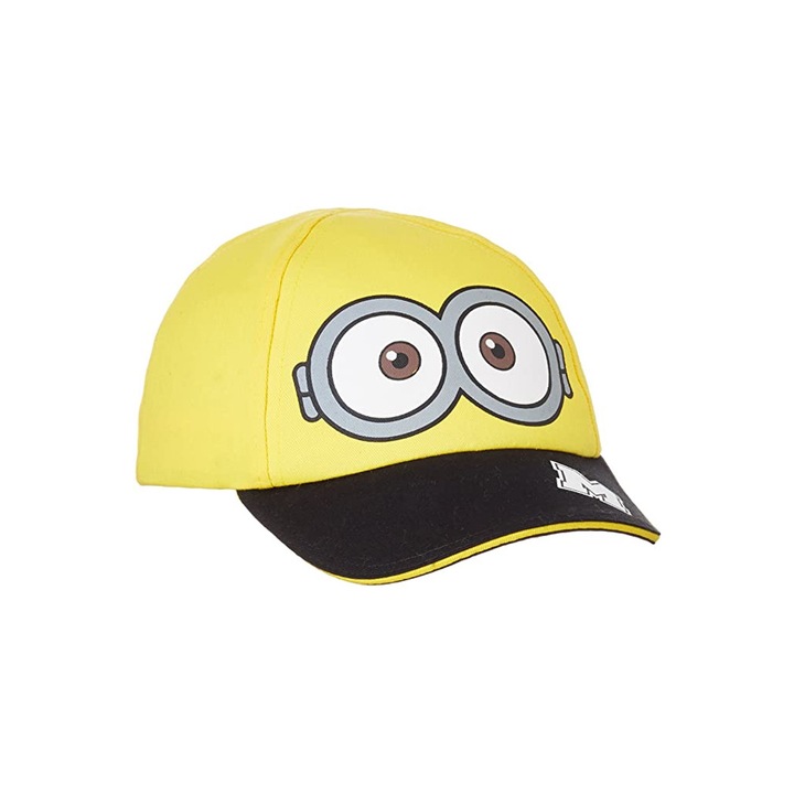 Детска шапка с козирка JUP Fabtastic AZ14508-4188443, Миньоните, Жълт, 7+ години