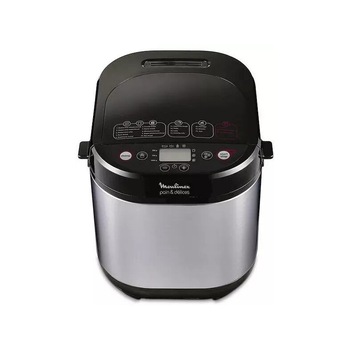 Masina De Paine Moulinex OW240, 20 Programe, 720 W, Capacitate 1 Kg, Negru-Inox Masina De Paine Moulinex OW240, 20 Programe, 720 W, Capacitate 1 Kg, Negru-Inox