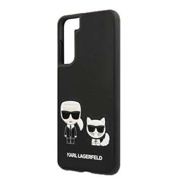 Husa de protectie Karl Lagerfeld Karl & Choupette pentru Samsung Galaxy S21 5G, Negru