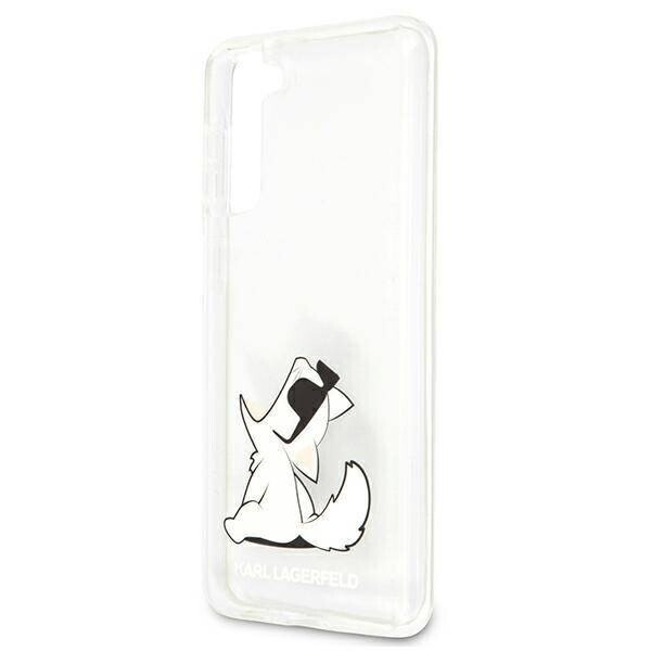 Husa de protectie Karl Lagerfeld Choupette Fun pentru Samsung Galaxy S21 5G, Transparent