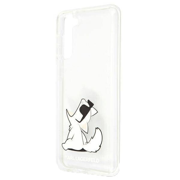 Husa de protectie Karl Lagerfeld Choupette Fun pentru Samsung Galaxy S21+ 5G, Transparent