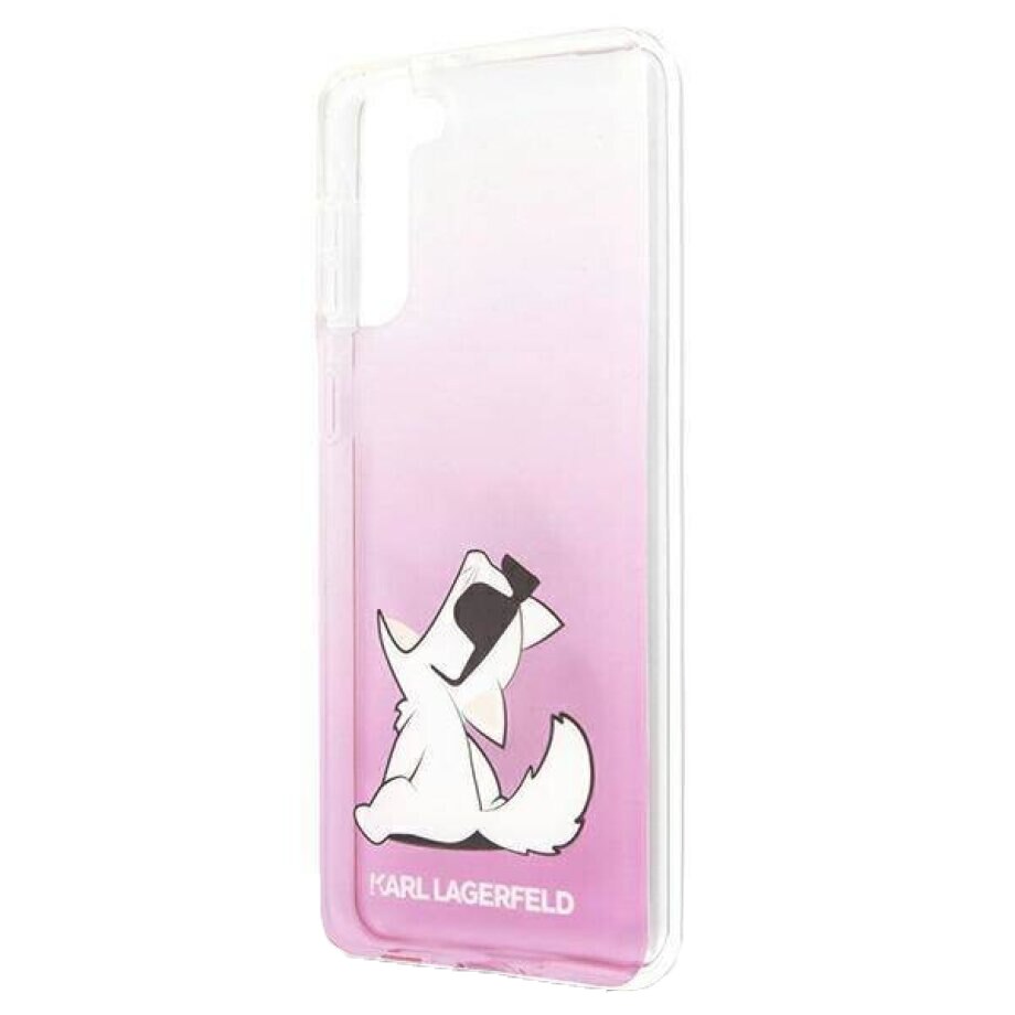 Husa de protectie Karl Lagerfeld Choupette Fun pentru Samsung Galaxy S21 5G, Roz
