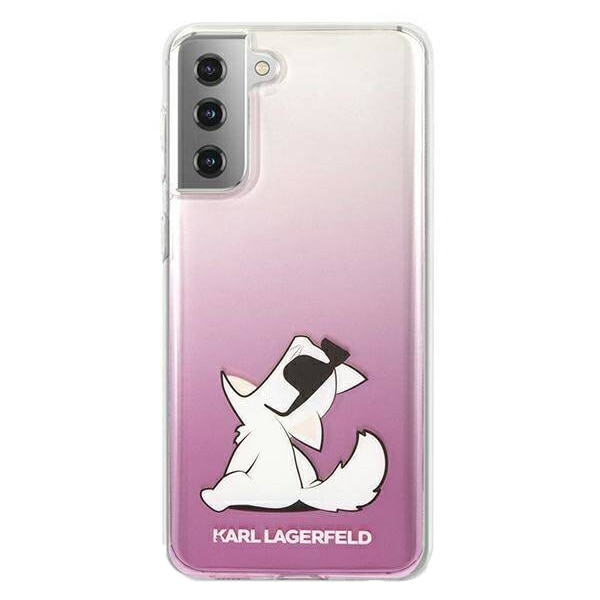 Husa de protectie Karl Lagerfeld Choupette Fun pentru Samsung Galaxy S21+ 5G, Roz
