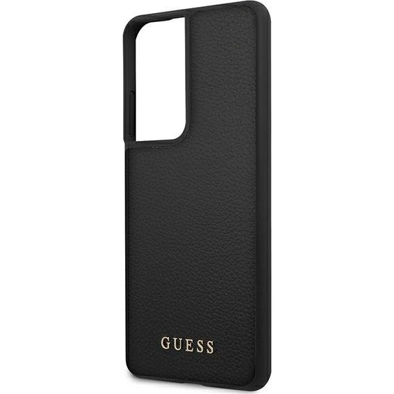 Husa de protectie Cover Guess Iridescent pentru Samsung Galaxy S21 Ultra GUHCS21LIGLBK, Black