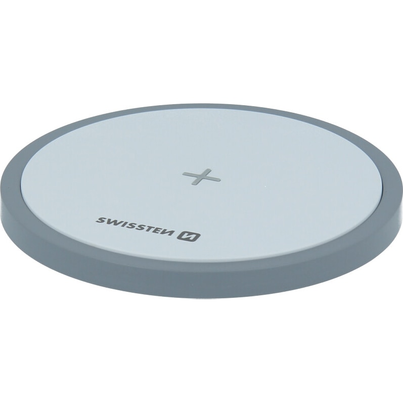 Incarcator Wireless Swissten 15W, Alb