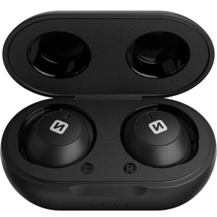 Casti Bluetooth Swissten TWS Stonebuds BT 5.0 , Negru