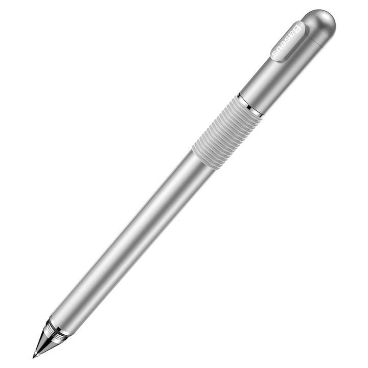 Stylus Pen Baseus, Golden Cudgel Capacitive ACPCl-0S, Silver