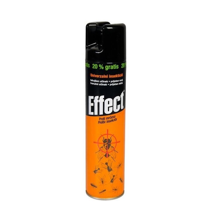 Insecticid universal aerolos, Effect