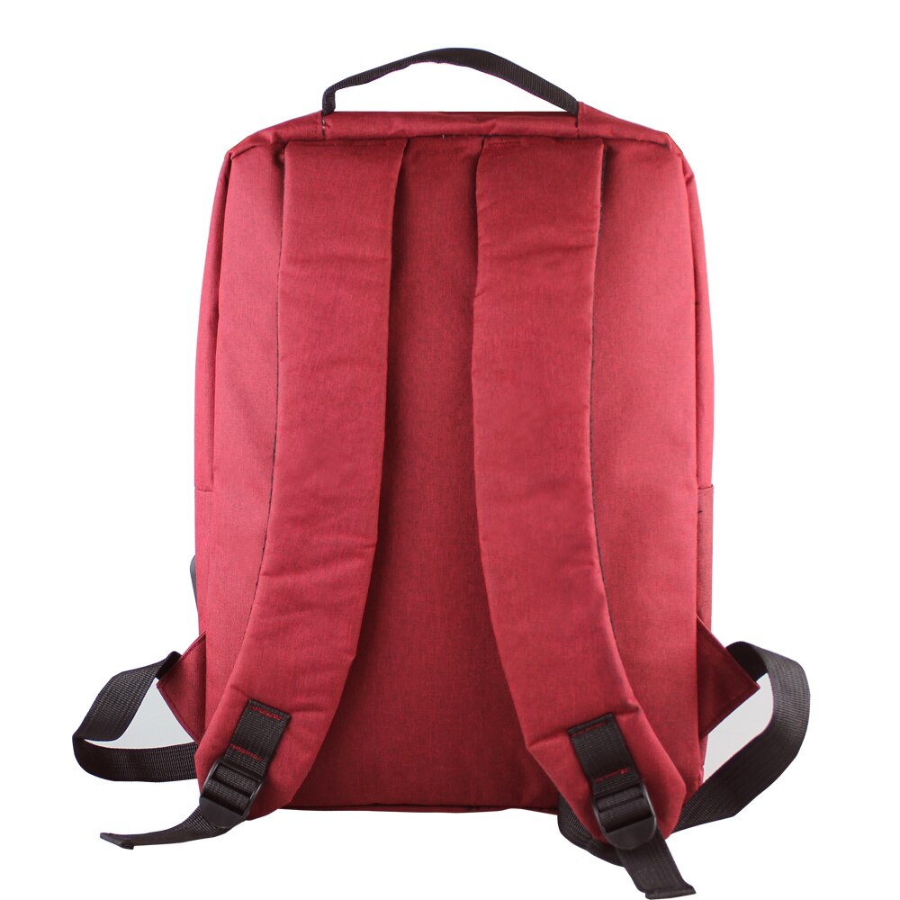 Rucsac laptop Momohippo, Port incarcare USB, 14.6'', 0.56 kg, 20 x 10 x 40 cm, Rosu