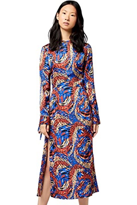 Rochie lunga dama, Find, Poliester, Marime M, Multicolor