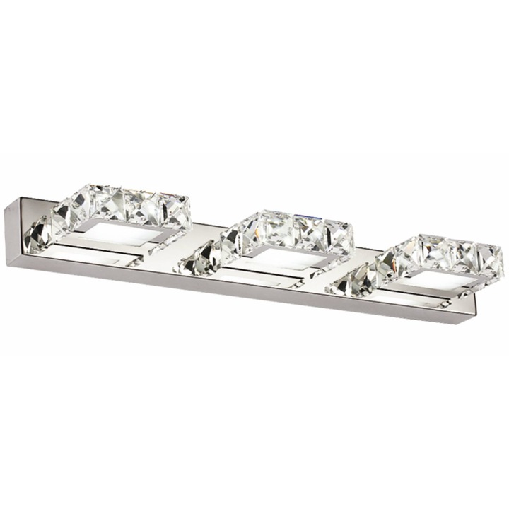 Klausen LED стенна лампа, Romance, Chrome/прозрачен, 146000, IP20, 3 x 3 W