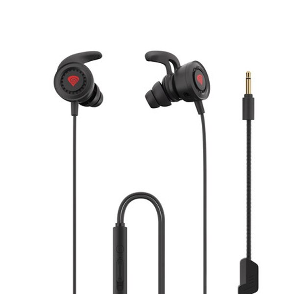 Casti Genesis Oxygen, Microfon, Stereo, Ergonomic, Negru