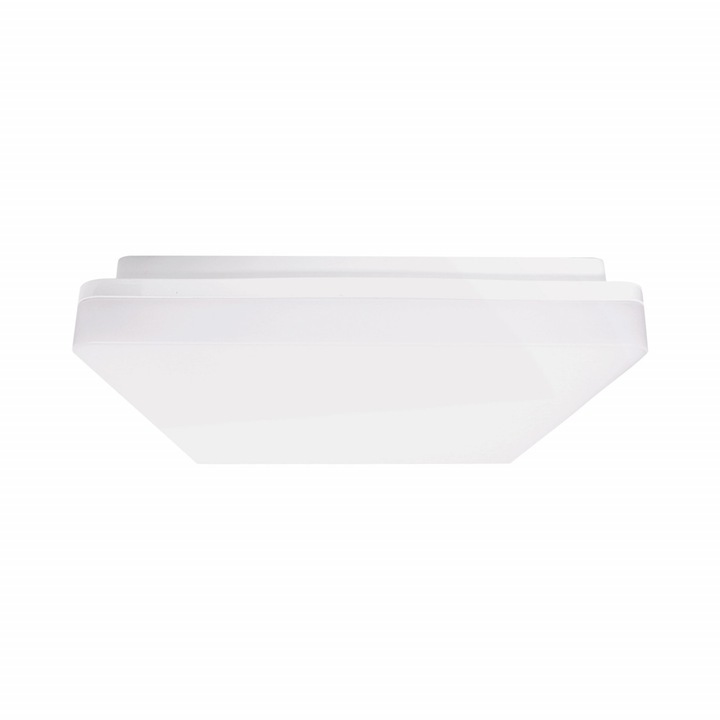 LED плафон Klausen Rough 18W, Бял, KL151014, IP54, 1 x 18 W, сензор за движение