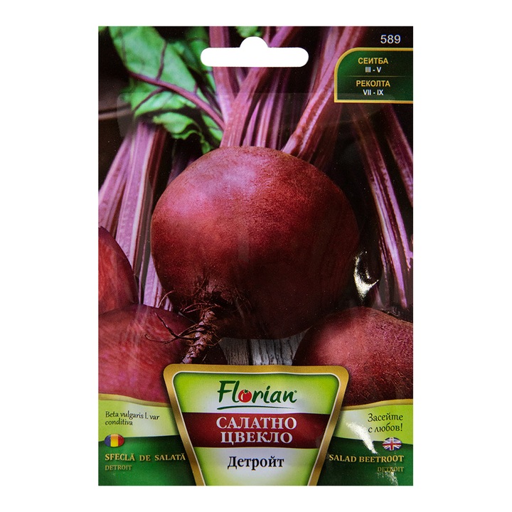 Seminte sfecla Detroit 3g, Florian