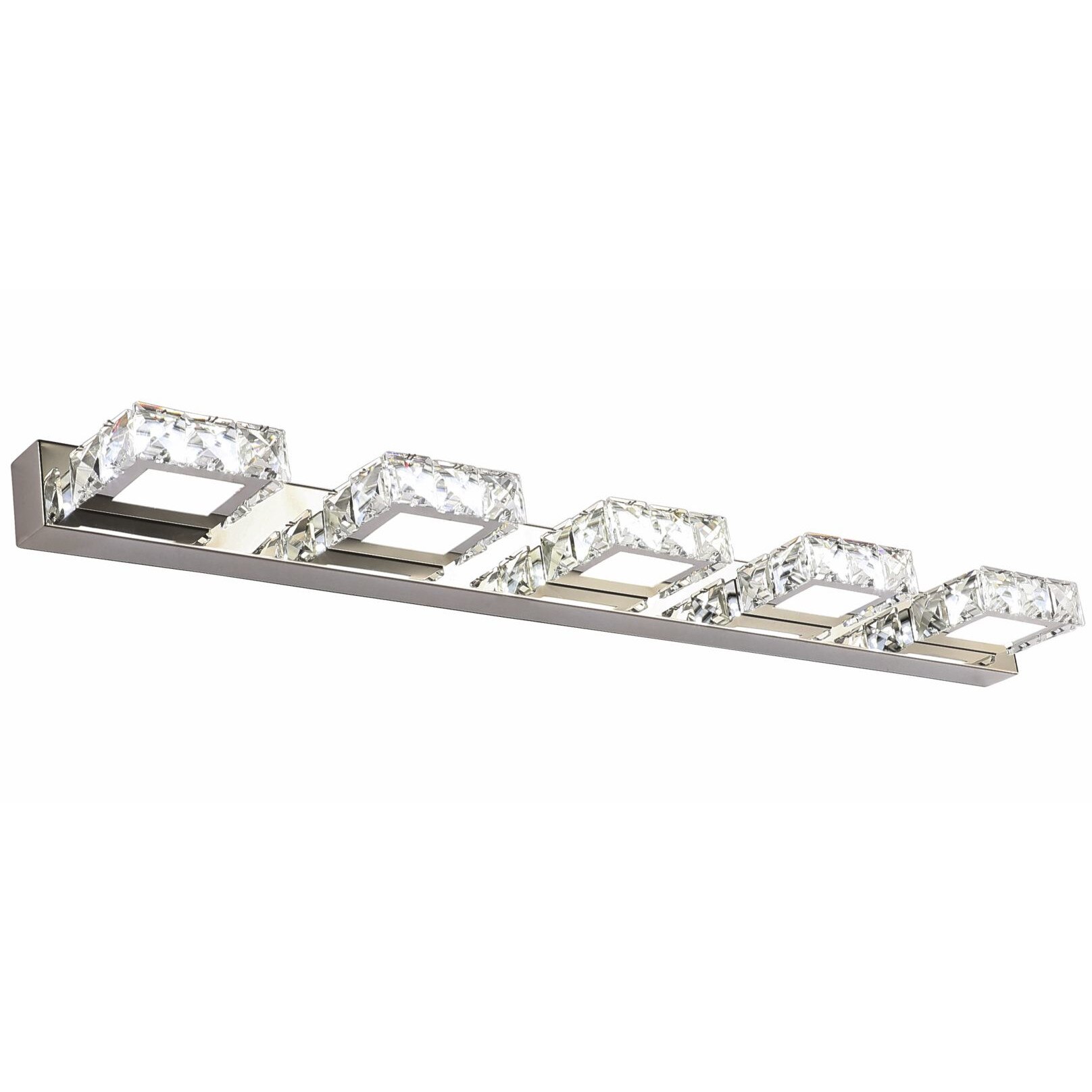 Aplica LED Klausen, Romance, Crom/transparent, 146001, IP20, 5 x 3 W