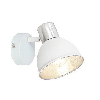 Aplica Klausen, FRESH AP1, Crom/Alb, KL161006, IP20, E14, 1 x 7 W Aplica Klausen, FRESH AP1, Crom/Alb, KL161006, IP20, E14, 1 x 7 W