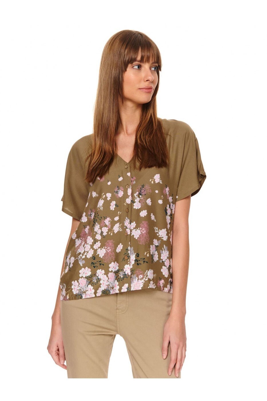 Bluza Top Secret cu imprimeu floral, 42