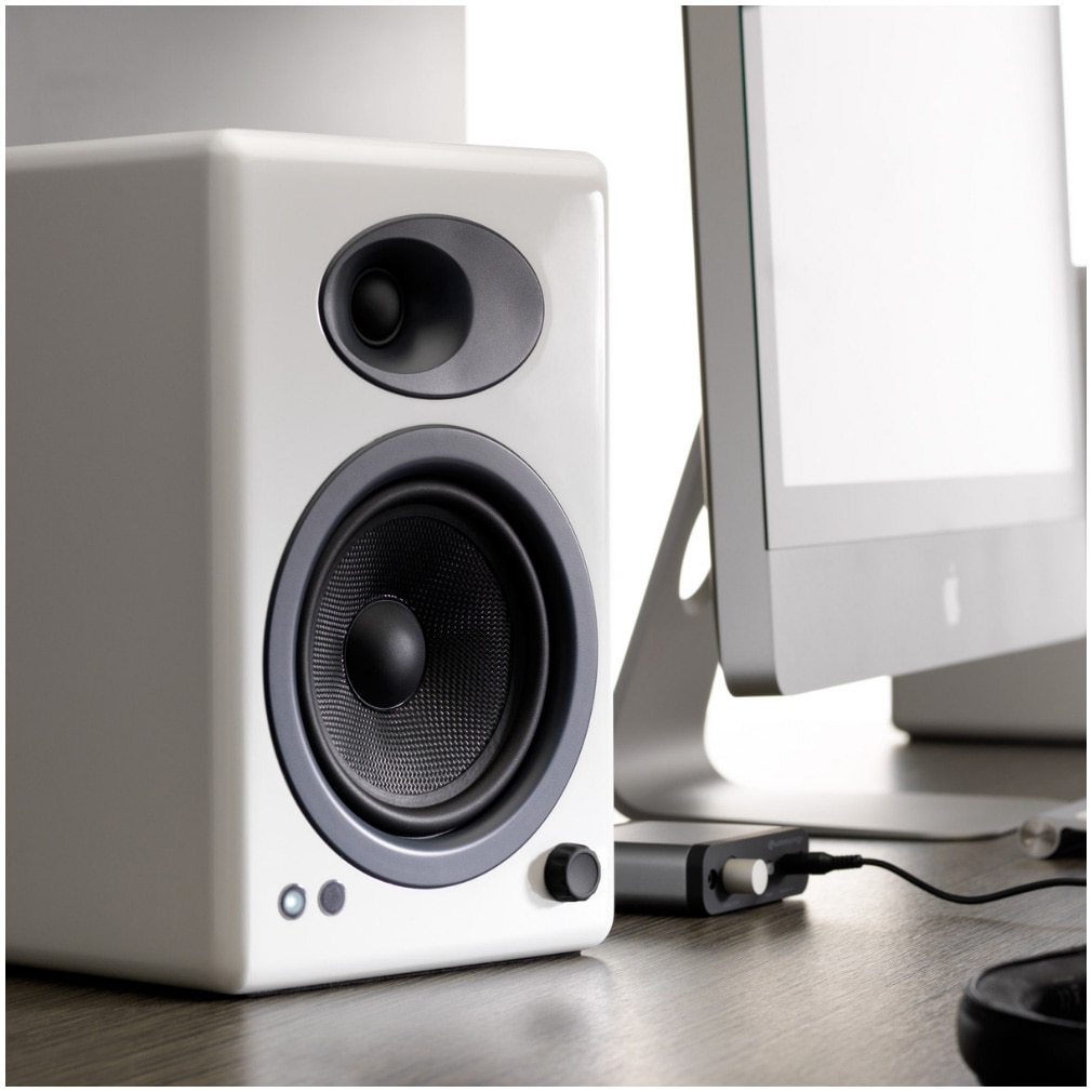 Boxe active Audioengine A5+, Alb