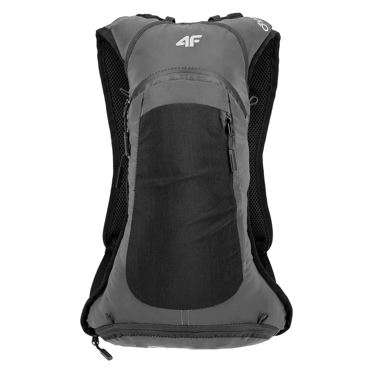 Rucsac sport cu logo, 4F, gri/negru