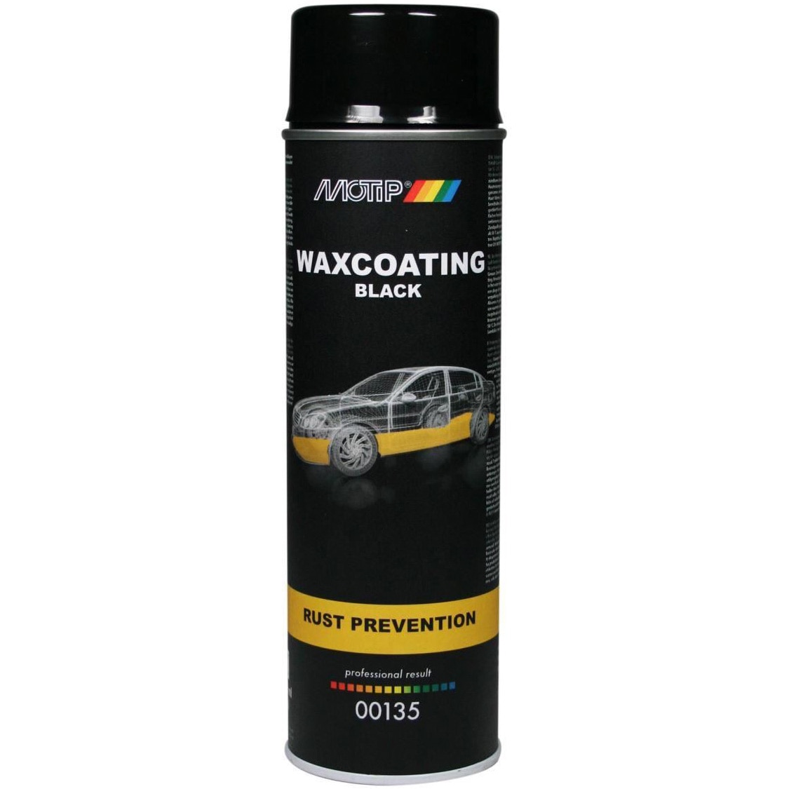Ceara anticoroziva pentru caroserie neagra Motip Waxcoating , 500ml