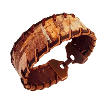 Bratara handmade din piele INCAS1-M025 Bratara handmade din piele INCAS1-M025