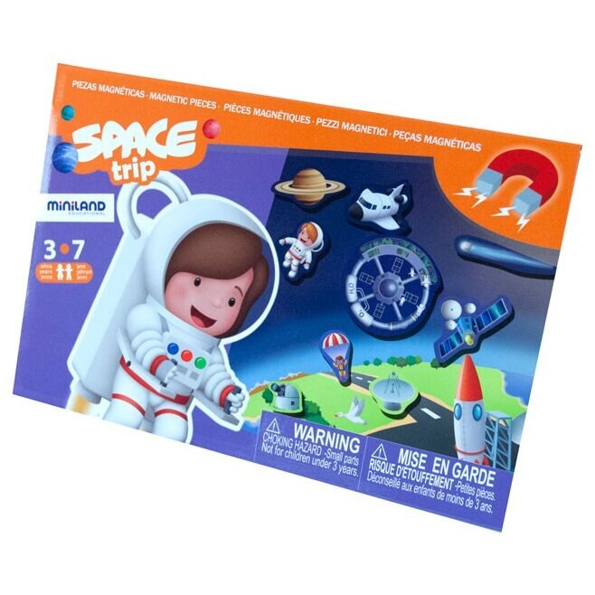 Joc magnetic Descopera spatiul, Miniland Multicolor