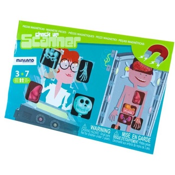 Joc magnetic Descopera corpul uman, Miniland Multicolor Joc magnetic Descopera corpul uman, Miniland Multicolor
