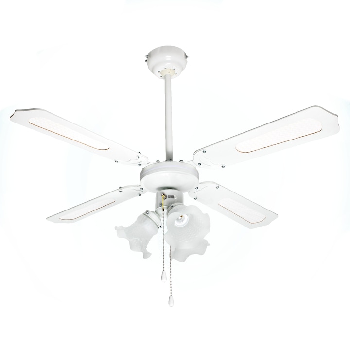 HOME CF 1050 L Mennyezeti ventilátor, fehér, 3xE27 lámpa, 105 cm, 50 W