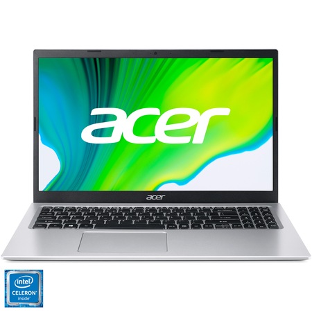 Laptop Acer Aspire 3 A315-35 cu procesor Intel® Celeron® N5100,15.6", Full HD, 8GB, 256GB SSD, Intel UHD Graphics, No OS, Silver - eMAG.ro