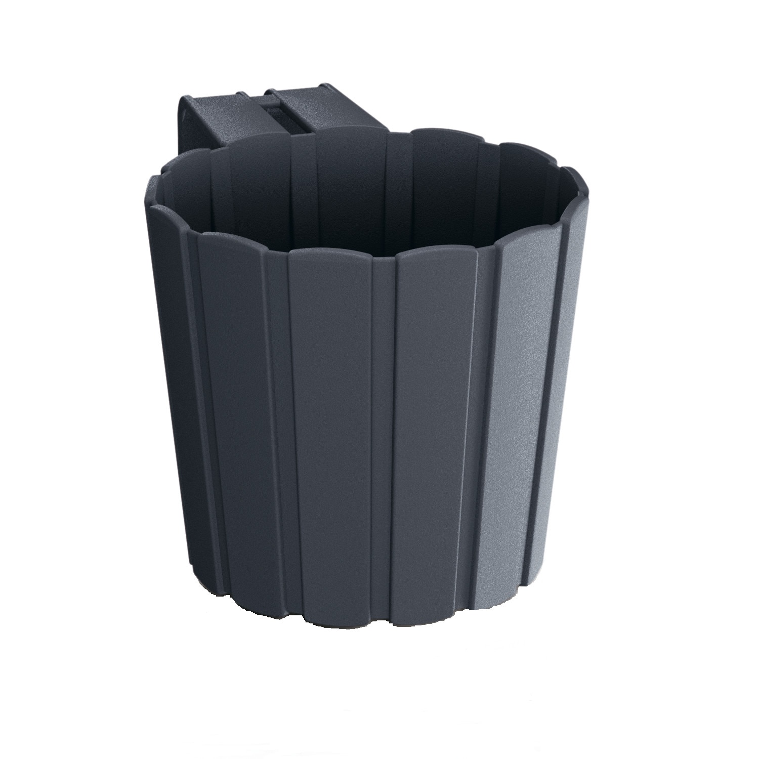 Ghiveci balustrada Boardee Hook DDECZ150, 1.4 L, antracit