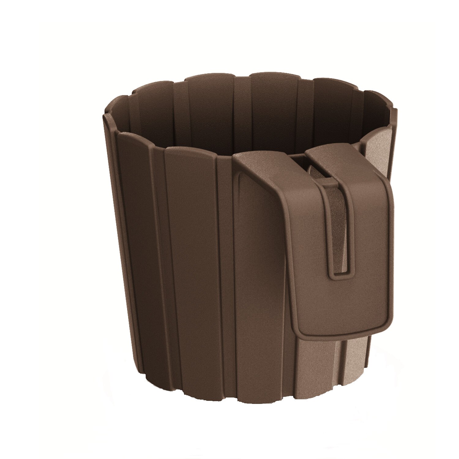 Ghiveci balustrada Boardee Hook DDECZ150, 1.4 L, maro