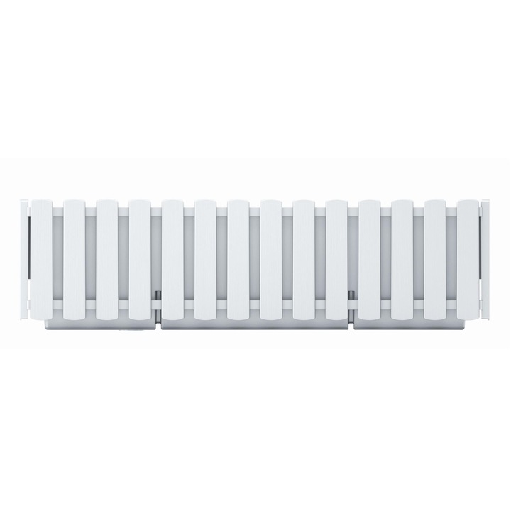 Boardee Fencycase DDEF600 саксия за парапети, 6,6 л, бяла