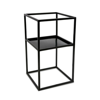 Suport pentru flori pe ghiveci Loft metalic negru 40 cm Suport pentru flori pe ghiveci Loft metalic negru 40 cm