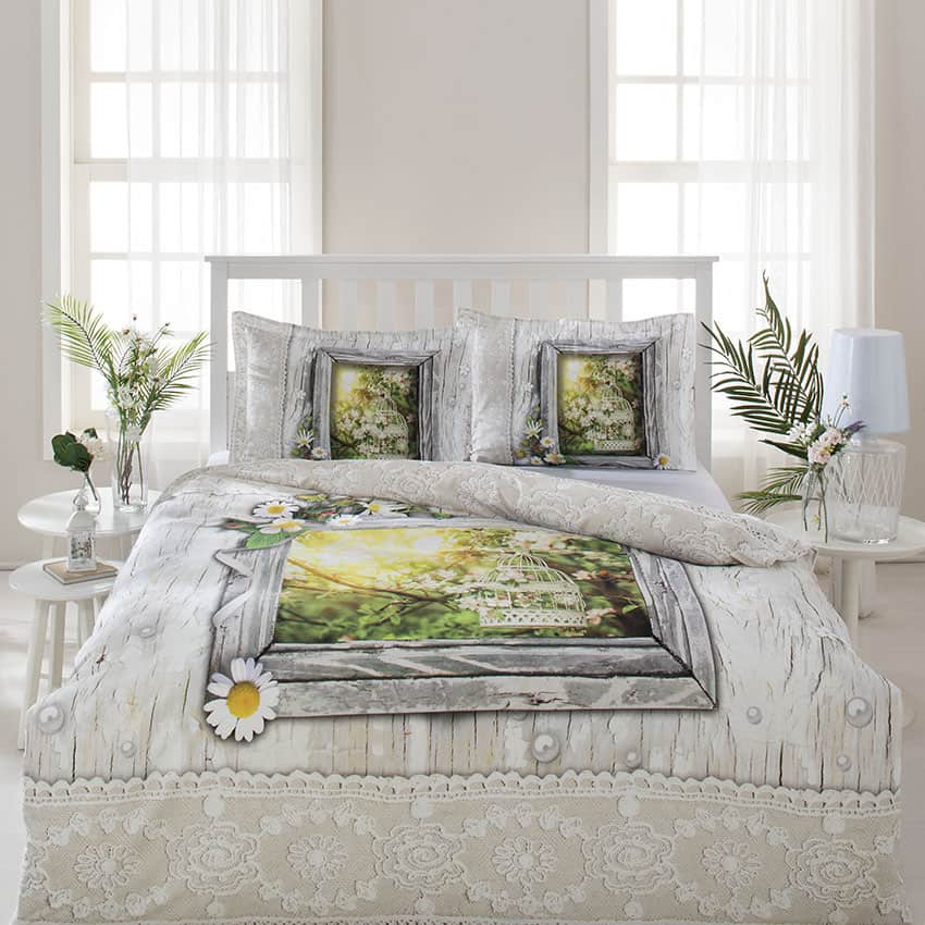 Lenjerie de pat din bumbac Grand Flory