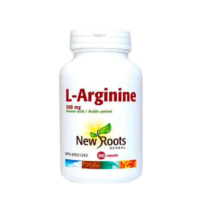Supliment alimentar L-Arginina 500 mg, 100 caps, New Roots Herbal
