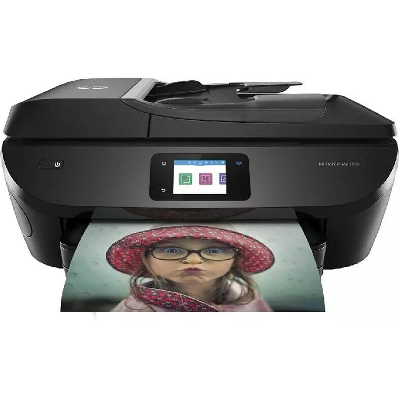 Multifunctional HP ENVY Photo 7830, WiFi, 4800x1200, 256MB, 15/10ppm, Ecran Touch, Negru