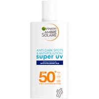 Crema de fata anti - poluare Super UV Garnier Ambre Solaire SPF 50, 40 ml