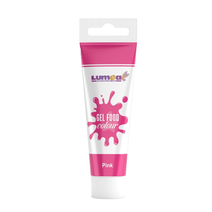 Colorant alimentar gel Pink, tub, 30g - Lumea